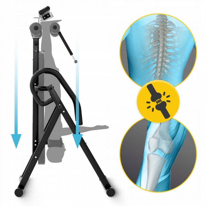 Стіл інверсійний 4FIZJO регульований Black/Grey (P-5905973401951)