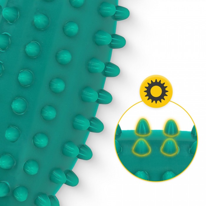 Мяч массажный огурец 4FIZJO Spike Bean 11.5 x 5 см Green (P-5905973400206)