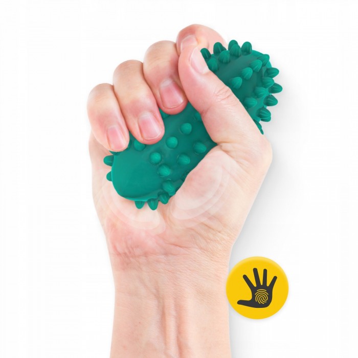 Мяч массажный огурец 4FIZJO Spike Bean 11.5 x 5 см Green (P-5905973400206)