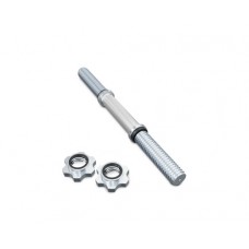 Гантельный гриф хромированный 38см K-Sport