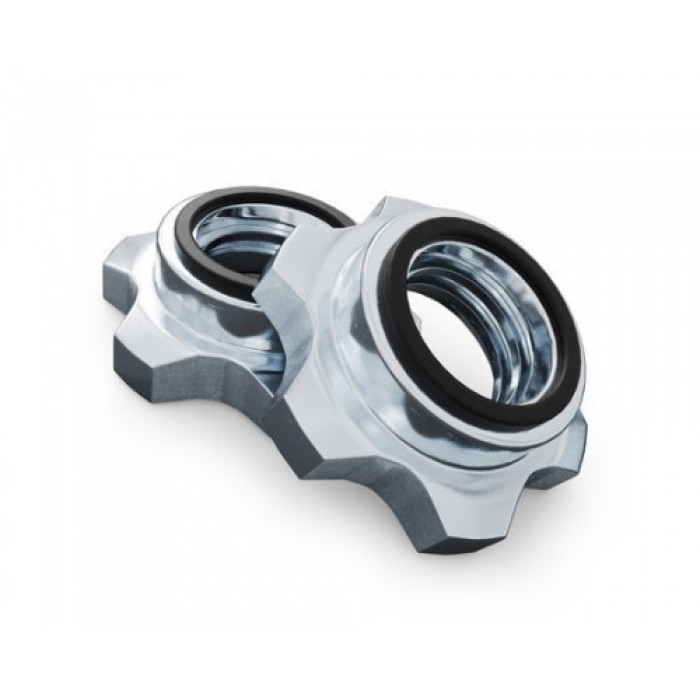 Гантельный гриф хромированный 38см K-Sport