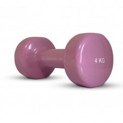 Гантель для фитнеса виниловая Stein 4 кг 1шт розовая DB3012-4