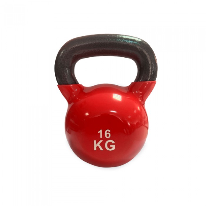 Гиря виниловая Stein 16 кг/ красная