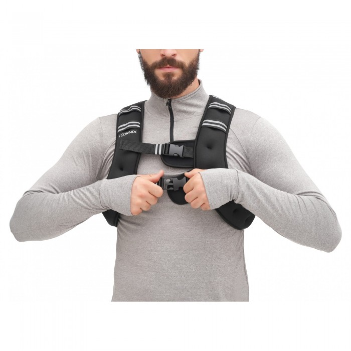 Жилет-обважнювач для тренувань Cornix Weight Vest 3 кг XR-0342 Black
