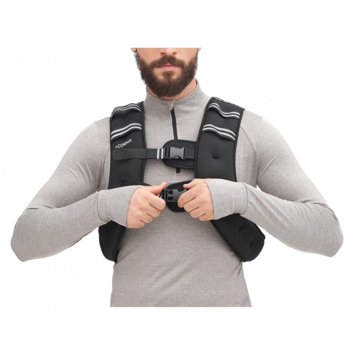 Жилет-обважнювач для тренувань Cornix Weight Vest 8 кг XR-0344 Black