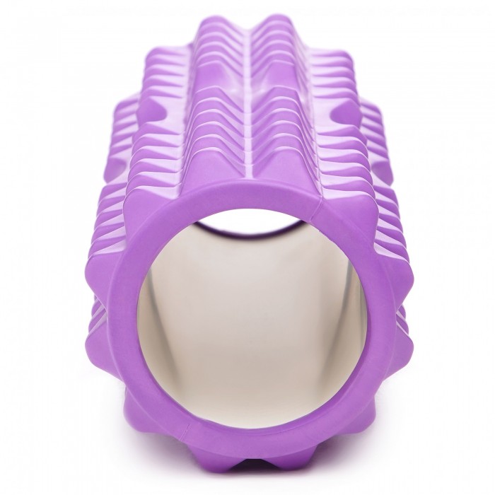 Масажний ролик Cornix EVA 33 x 14 см (валик, роллер) XR-0328 Violet