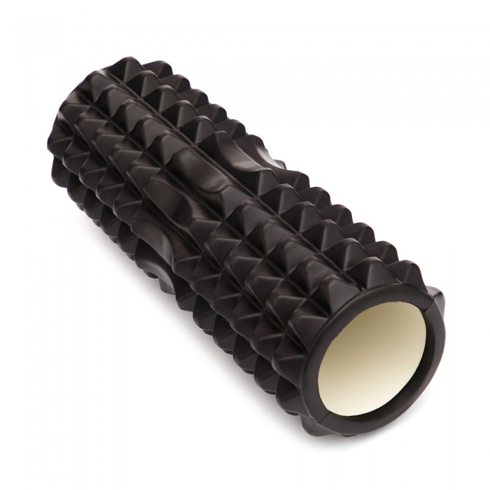 Масажний ролик Cornix EVA 33 x 14 см (валик, роллер) XR-0329 Black