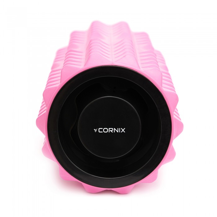 Масажний ролик Cornix EVA 33 x 14 см (валик, роллер) XR-0339 Pink
