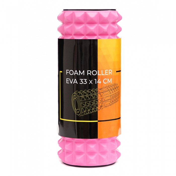Масажний ролик Cornix EVA 33 x 14 см (валик, роллер) XR-0339 Pink