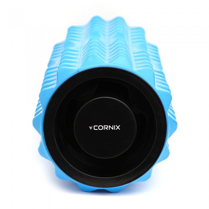 Масажний ролик Cornix EVA 33 x 14 см (валик, роллер) XR-0340 Blue