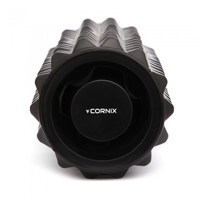 Массажный ролик Cornix EVA 33 x 14 см (валик, роллер) XR-0341 Black