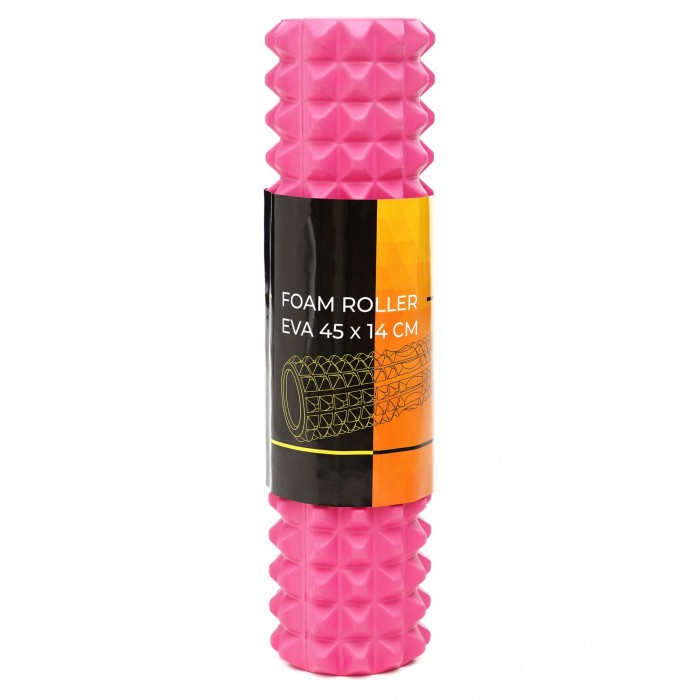 Масажний ролик Cornix EVA 45 x 14 см (валик, роллер) XR-0332 Pink