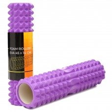 Масажний ролик Cornix EVA 45 x 14 см (валик, роллер) XR-0333 Violet