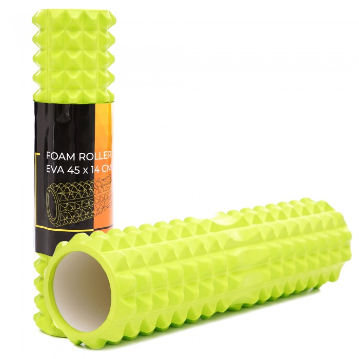 Масажний ролик Cornix EVA 45 x 14 см (валик, роллер) XR-0337 Green