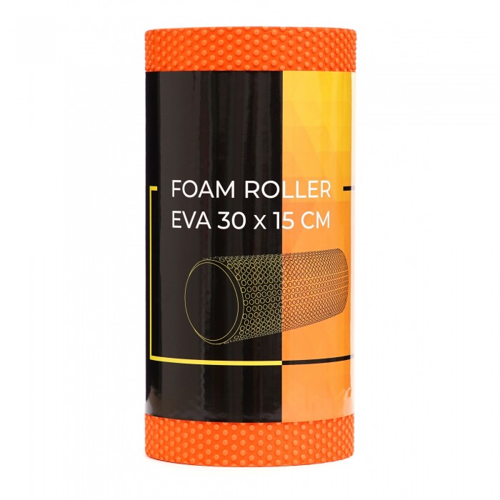 Массажный ролик Cornix EVA+ 30 x 15 см (валик, роллер) XR-0297 Orange