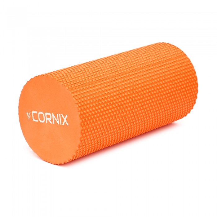 Массажный ролик Cornix EVA+ 30 x 15 см (валик, роллер) XR-0297 Orange