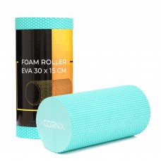 Массажный ролик Cornix EVA+ 30 x 15 см (валик, роллер) XR-0300 Mint