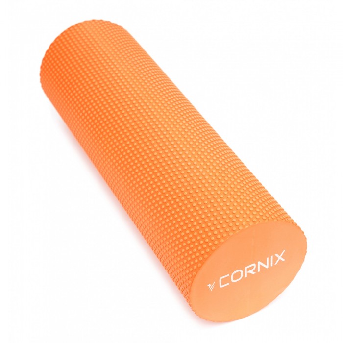 Массажный ролик Cornix EVA+ 45 x 15 см (валик, роллер) XR-0302 Orange