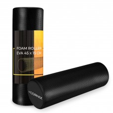 Массажный ролик Cornix EVA+ 45 x 15 см (валик, роллер) XR-0305 Black
