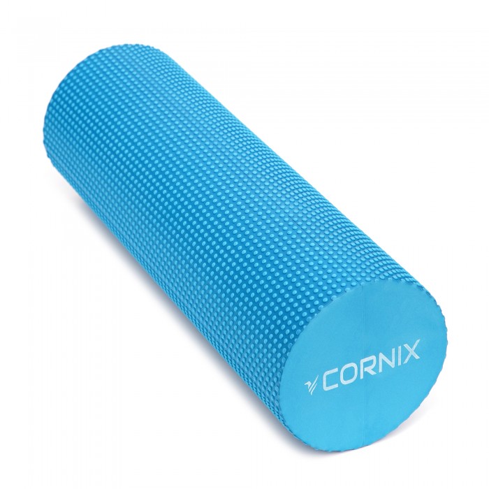 Массажный ролик Cornix EVA+ 45 x 15 см (валик, роллер) XR-0306 Blue
