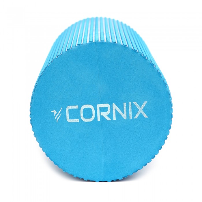 Массажный ролик Cornix EVA+ 45 x 15 см (валик, роллер) XR-0306 Blue