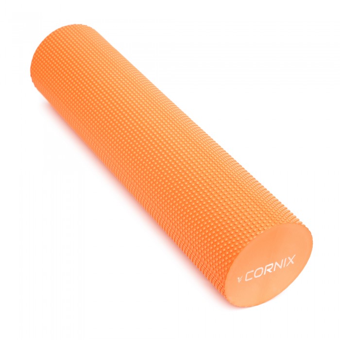 Массажный ролик Cornix EVA+ 60 x 15 см (валик, роллер) XR-0307 Orange