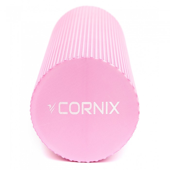 Массажный ролик Cornix EVA+ 60 x 15 см (валик, роллер) XR-0308 Pink