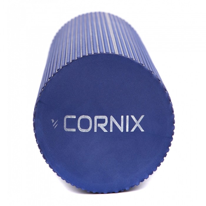 Массажный ролик Cornix EVA+ 60 x 15 см (валик, роллер) XR-0309 Navy Blue