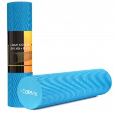 Массажный ролик Cornix EVA+ 60 x 15 см (валик, роллер) XR-0311 Blue