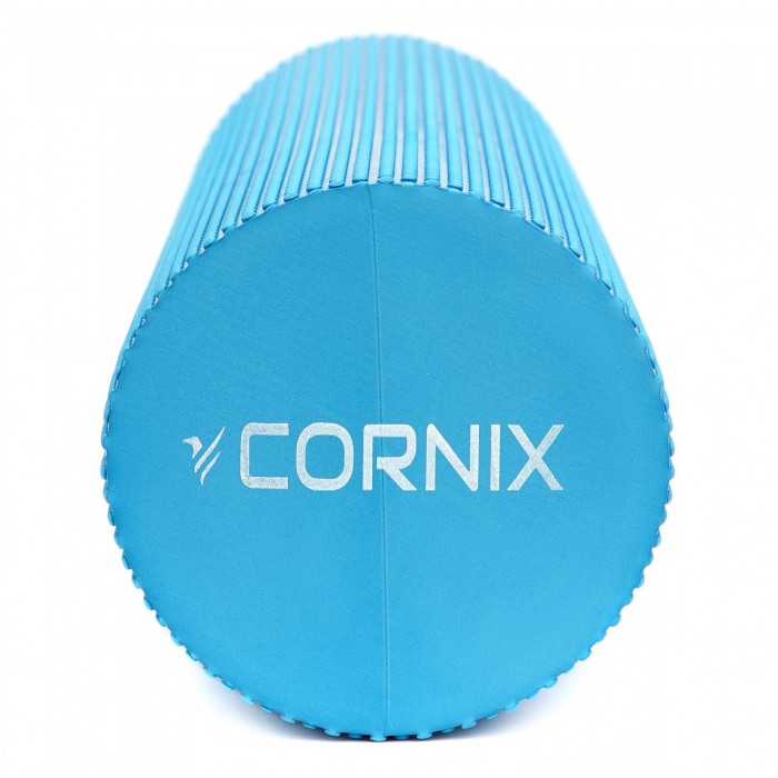 Массажный ролик Cornix EVA+ 60 x 15 см (валик, роллер) XR-0311 Blue