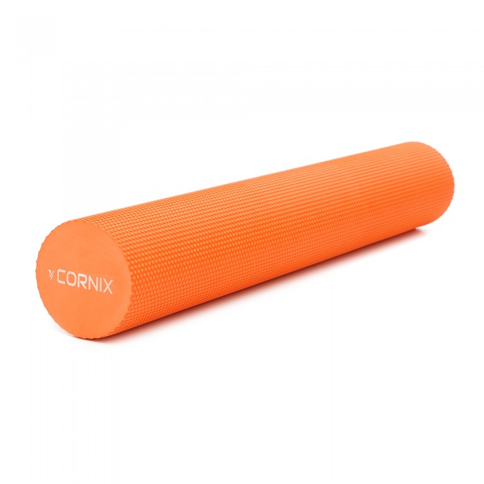 Массажный ролик Cornix EVA+ 90 x 15 см (валик, роллер) XR-0312 Orange