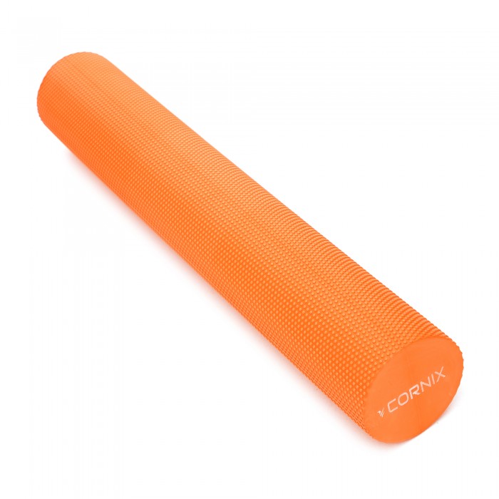 Массажный ролик Cornix EVA+ 90 x 15 см (валик, роллер) XR-0312 Orange