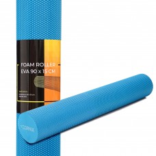 Массажный ролик Cornix EVA+ 90 x 15 см (валик, роллер) XR-0316 Blue
