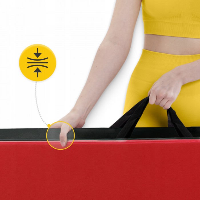 Мат гімнастичний складний 4FIZJO XL 240 x 120 x 5 см Multicolor (P-5905973402774)