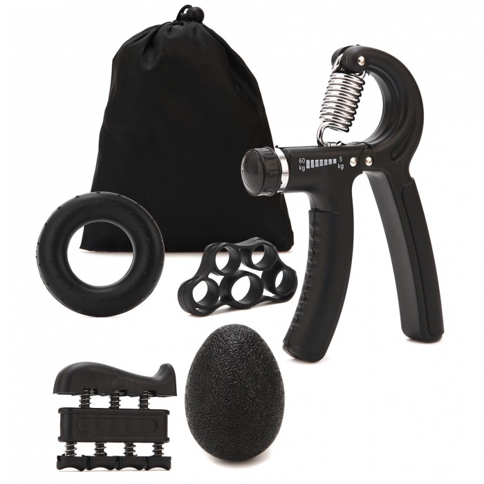 Набір еспандерів Cornix Hand Grip Workout Kit 5 шт XR-0269 Black