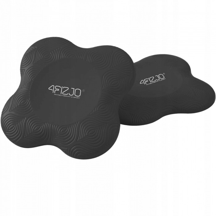 Подставки под колени и локти для йоги 4FIZJO 2 шт Black (P-5907739315335)
