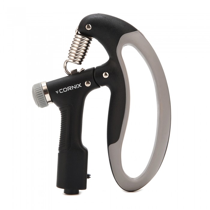 Эспандер кистевой Cornix 10-100 кг с регулируемой нагрузкой и счетчиком XR-0270 Black/Grey