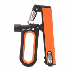 Еспандер кистьовий пружинний Cornix 10-120 кг з регульованим навантаженням та лічильником XR-0274 Black/Orange