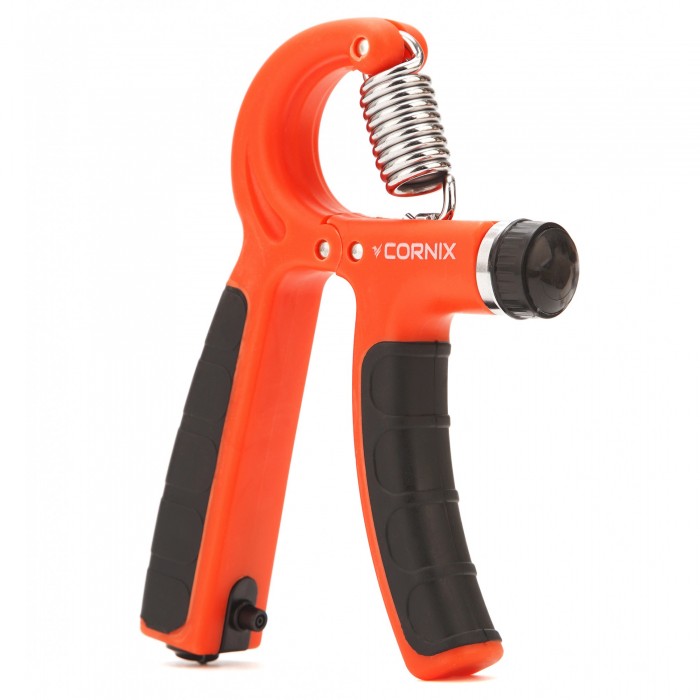 Эспандер кистевой Cornix 5-60 кг с регулируемой нагрузкой и счетчиком XR-0265 Orange/Black