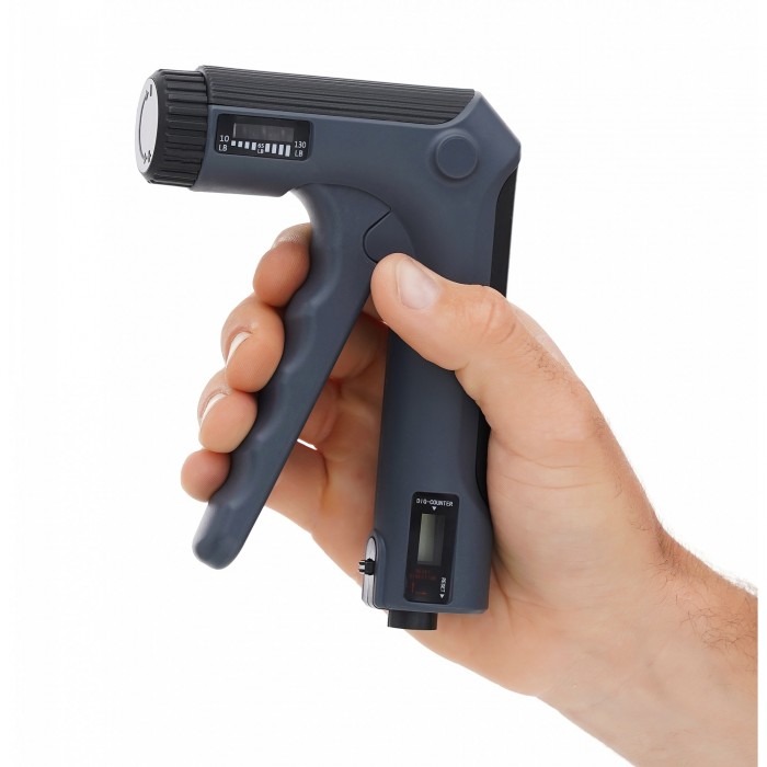 Эспандер кистевой Cornix 5-60 кг с регулируемой нагрузкой и электронным счетчиком XR-0280 Black