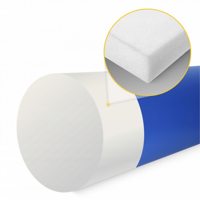 Валик для масажного столу, реабілітації та масажу 4FIZJO 100 x 30 см Blue (P-5905973402958)