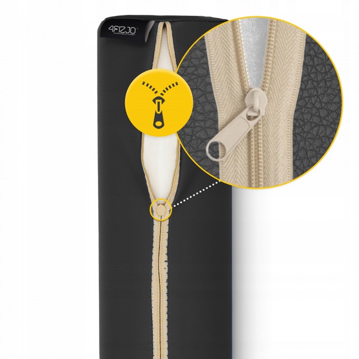 Валик для масажного столу, реабілітації та масажу 4FIZJO 30 x 10 см Black (P-5905973403009)