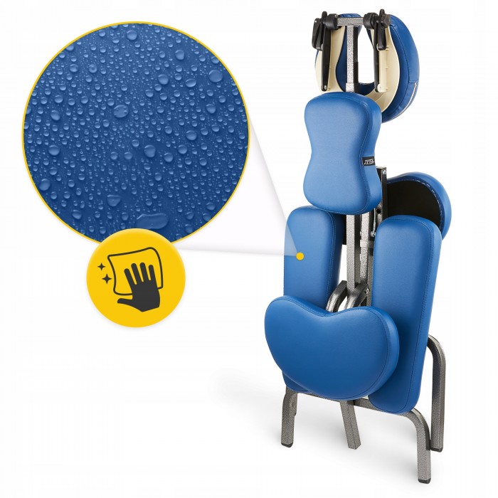 Стул для массажа 4FIZJO регулируемый, складной Blue (P-5905973402781)