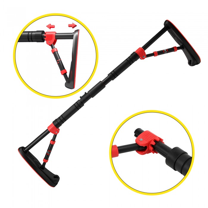 Турнік розсувний Cornix Elite 80-120 см XR-0290 Black/Red