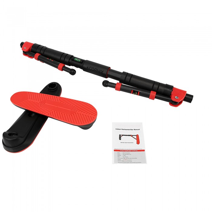 Турнік розсувний Cornix Elite 80-120 см XR-0290 Black/Red