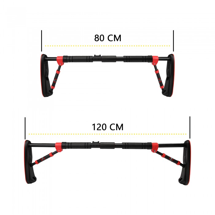Турнік розсувний Cornix Elite 80-120 см XR-0290 Black/Red
