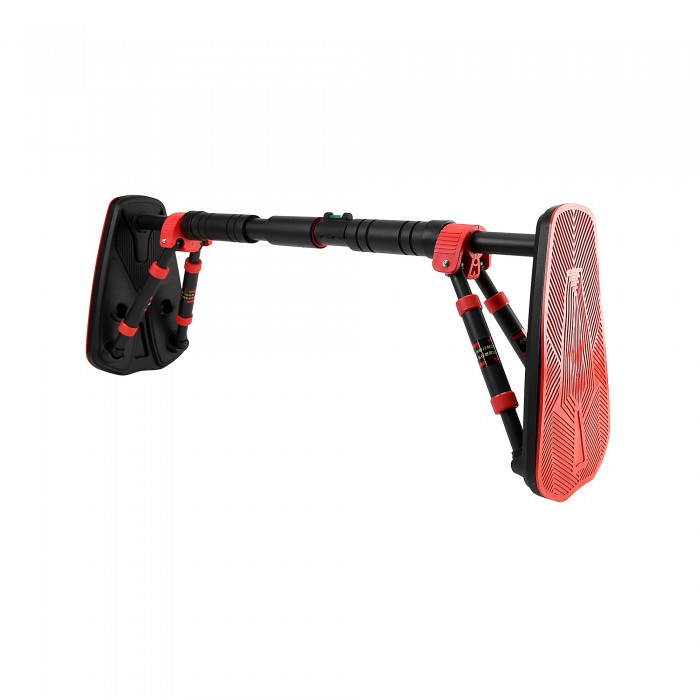 Турнік у дверний отвір розсувний Cornix Elite+ 65-90 см XR-0293 Black/Red