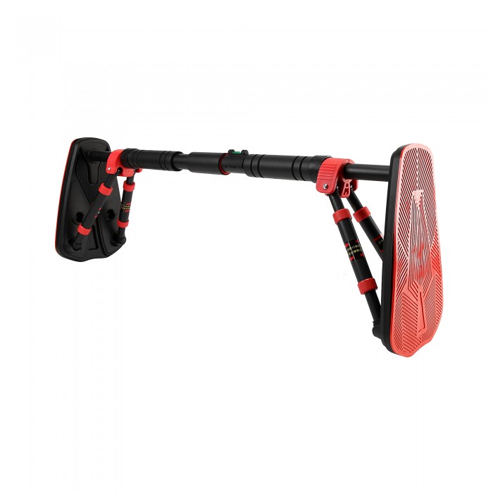 Турнік у дверний отвір розсувний Cornix Elite+ 80-120 см XR-0294 Black/Red