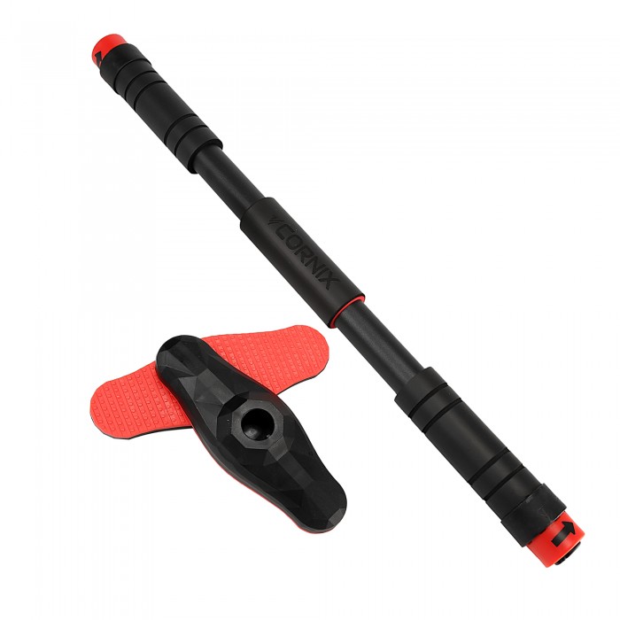Турнік розсувний Cornix Pro 65-100 см XR-0283 Black/Red