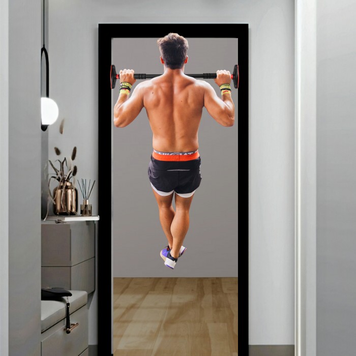 Турнік розсувний Cornix Pro 90-130 см XR-0284 Black/Red